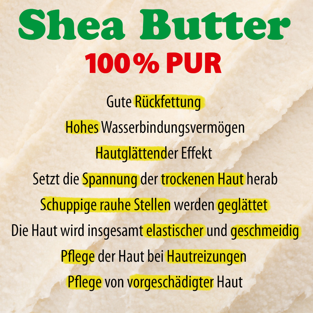 Sheabutter Unraffiniert 100% Pur 100 g