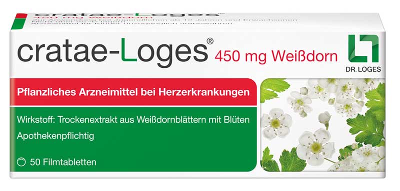 cratae-Loges 450 mg Weißdorn 50 St Filmtabletten