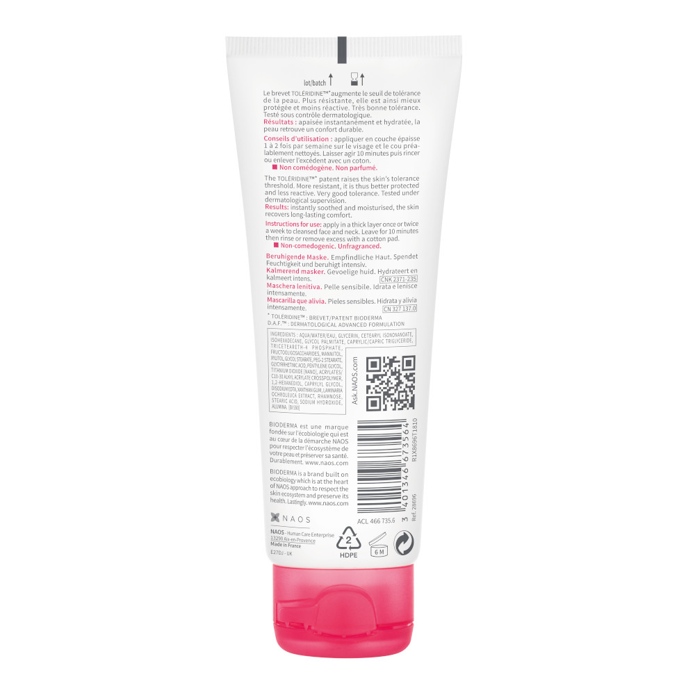 BIODERMA Sensibio Mask Intensiv  75 ml Gesichtsmaske