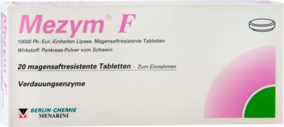 Mezym F Filmtabletten 20 St Tabletten magensaftresistent