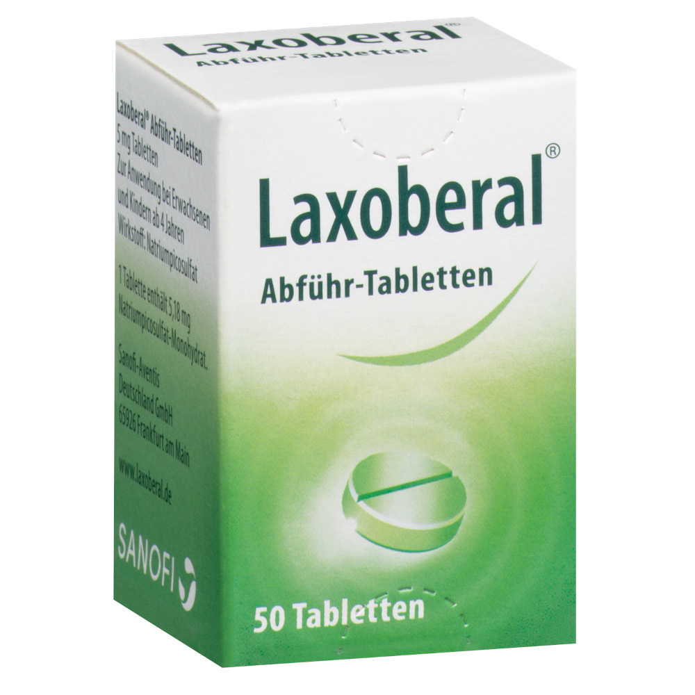 Laxoberal Tabletten - Abfühmittel bei Verstopfung 50 St Tabletten