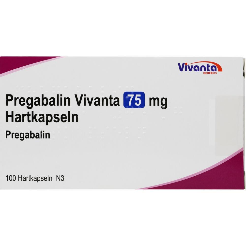 Pregabalin Vivanta 75 mg Hartkapseln 100 St Hartkapseln