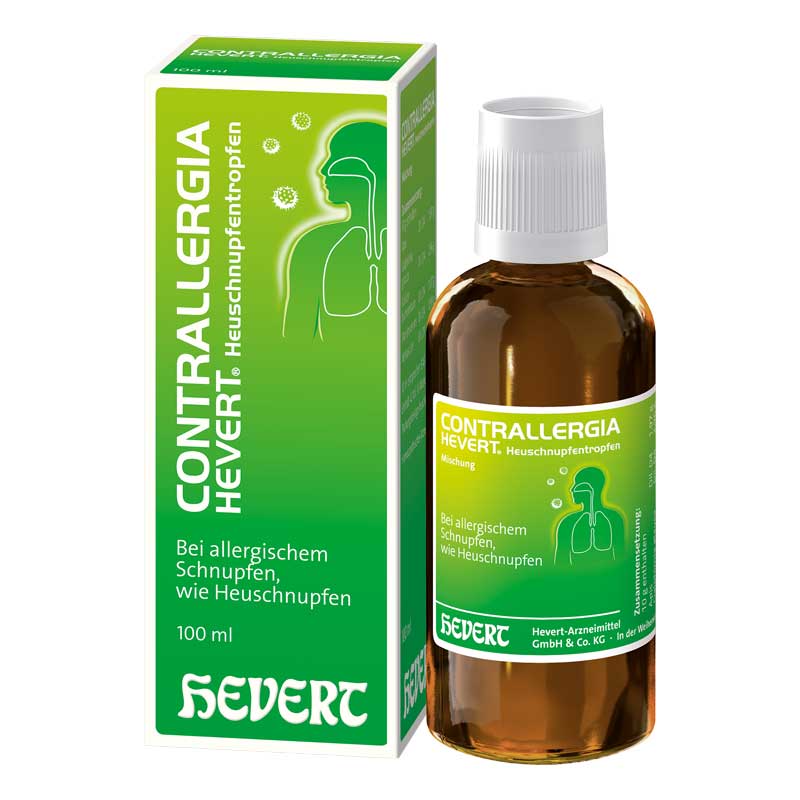 CONTRALLERGIA HEVERT Heuschnupfentropfen  100 ml Mischung