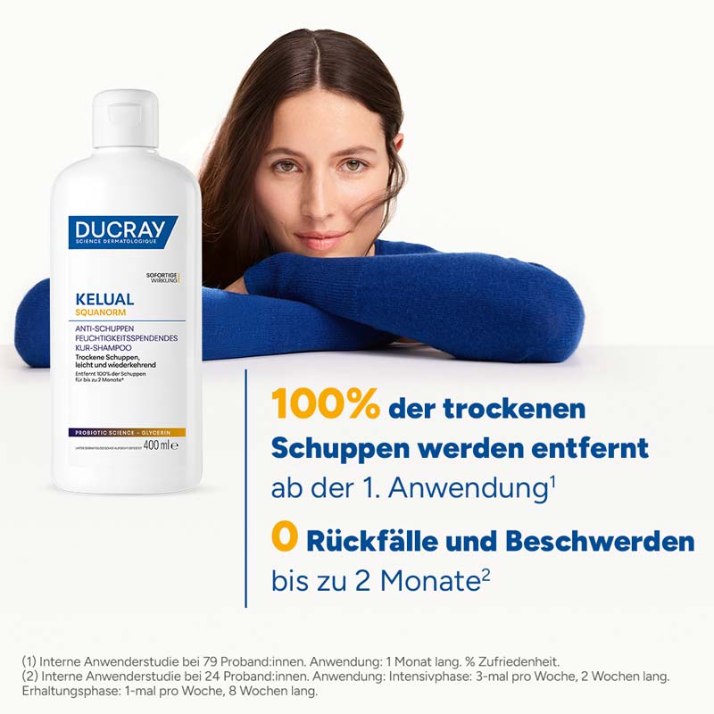 DUCRAY KELUAL SQUANORM ANTI-SCHUPPEN FEUCHTIGKEITS SHAMPOO 400 ml Shampoo