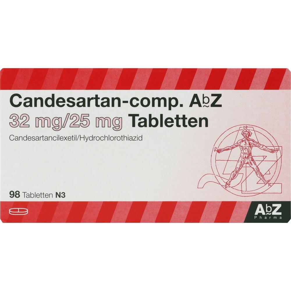Candesartan-comp. AbZ 32mg/25mg 98 St Tabletten
