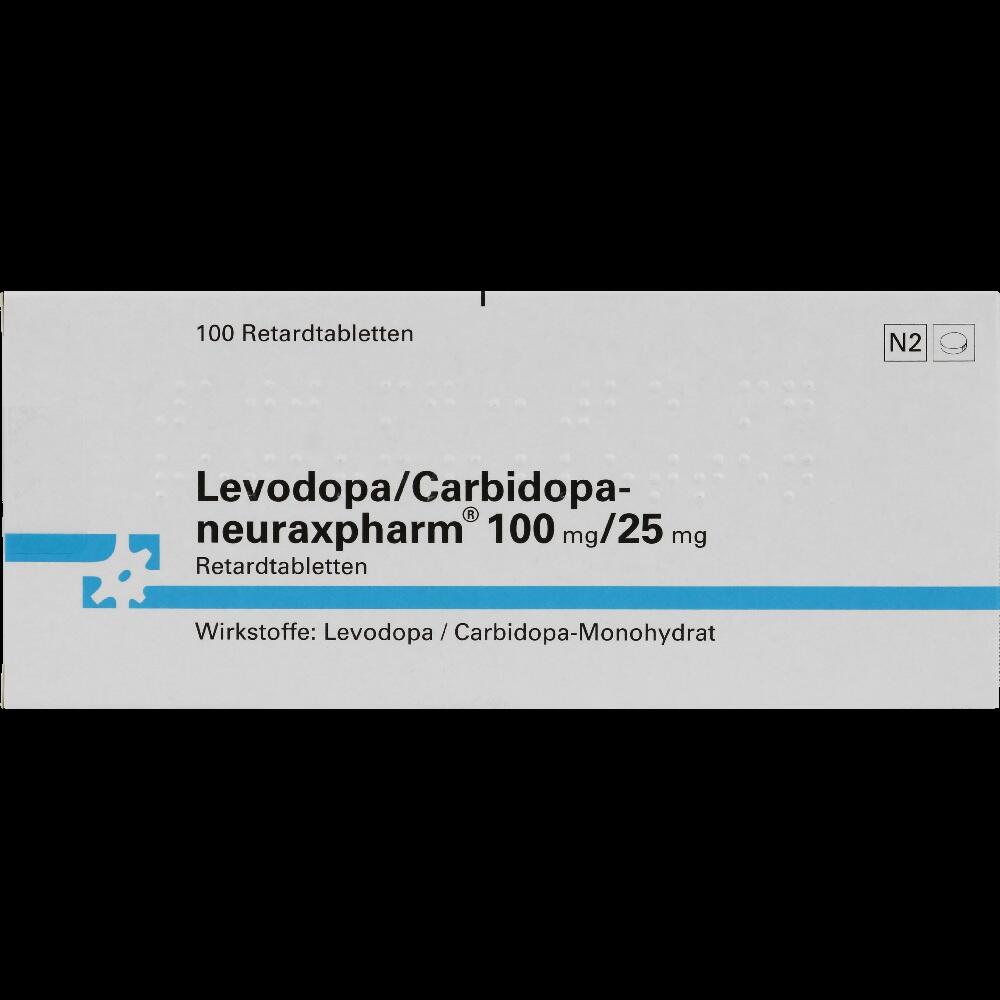 Levodop-neuraxpharm 100/25mg 100 St Retard-Tabletten