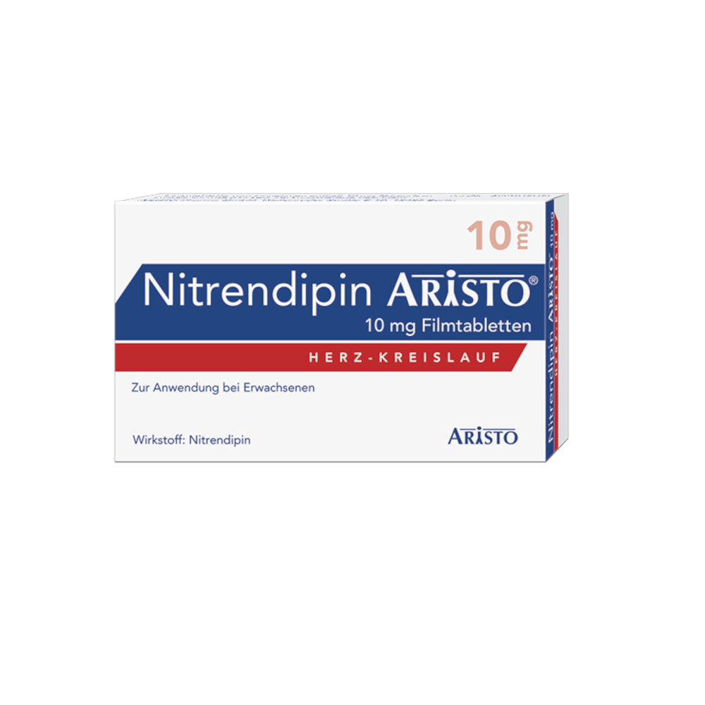 Nitrendipin Aristo 10mg 50 St Filmtabletten