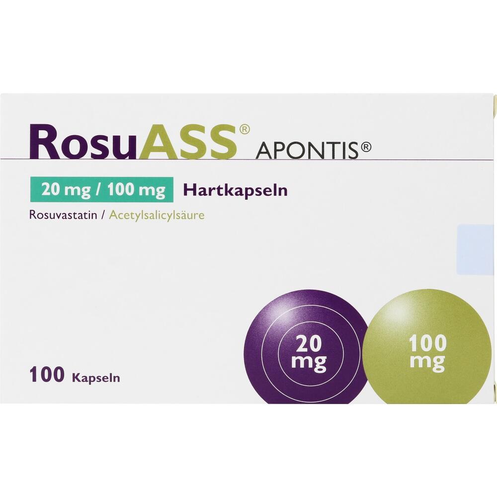 RosuASS Apontis 20 mg/ 100 mg 100 St Hartkapseln