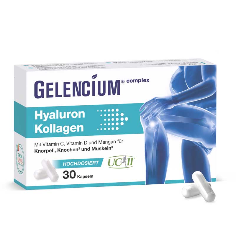 GELENCIUM Hyaluron Kollagen 30 St Kapseln