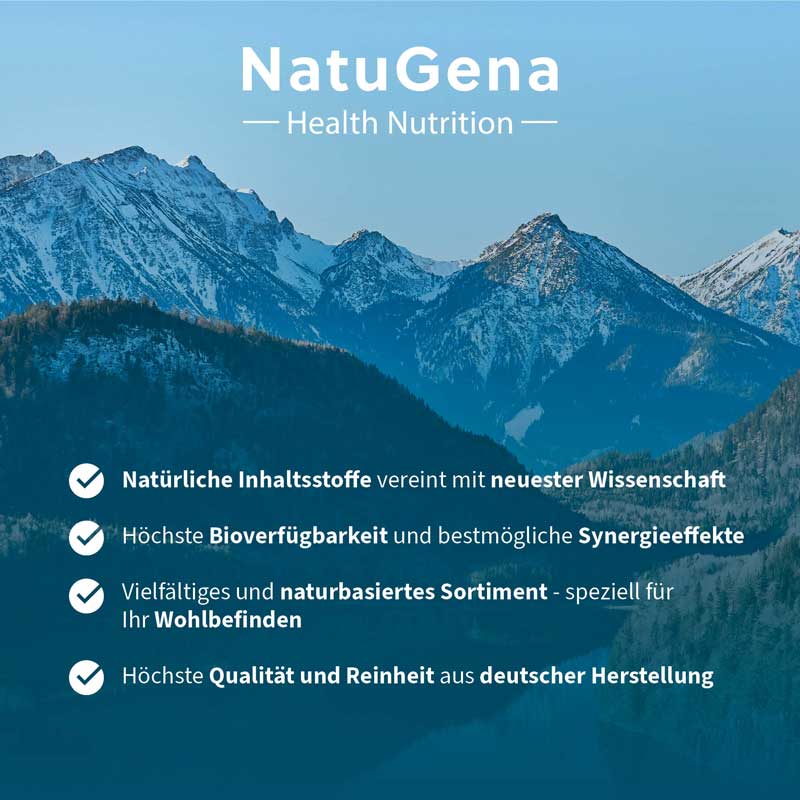 NatuGena Magnesium Malat & Glycinat 90 St Kapseln