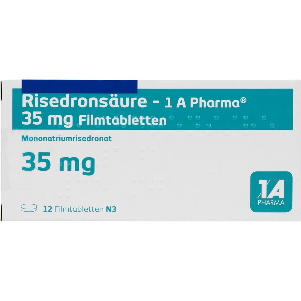 Risedronsäure-1 A Pharma 35mg 12 St Filmtabletten