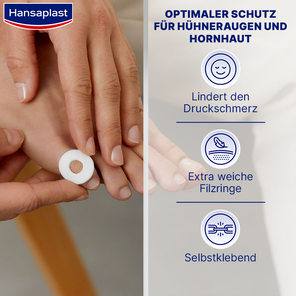 Hansaplast Hühneraugen-Druckschutzringe 20 St