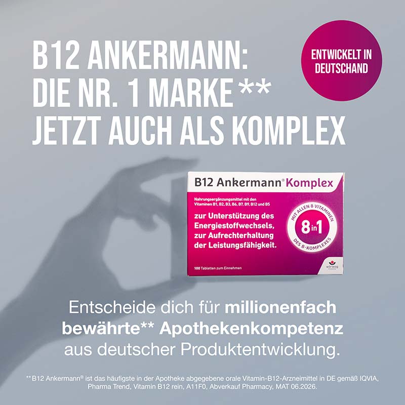 B12 Ankermann Komplex 100 St Überzogene Tabletten