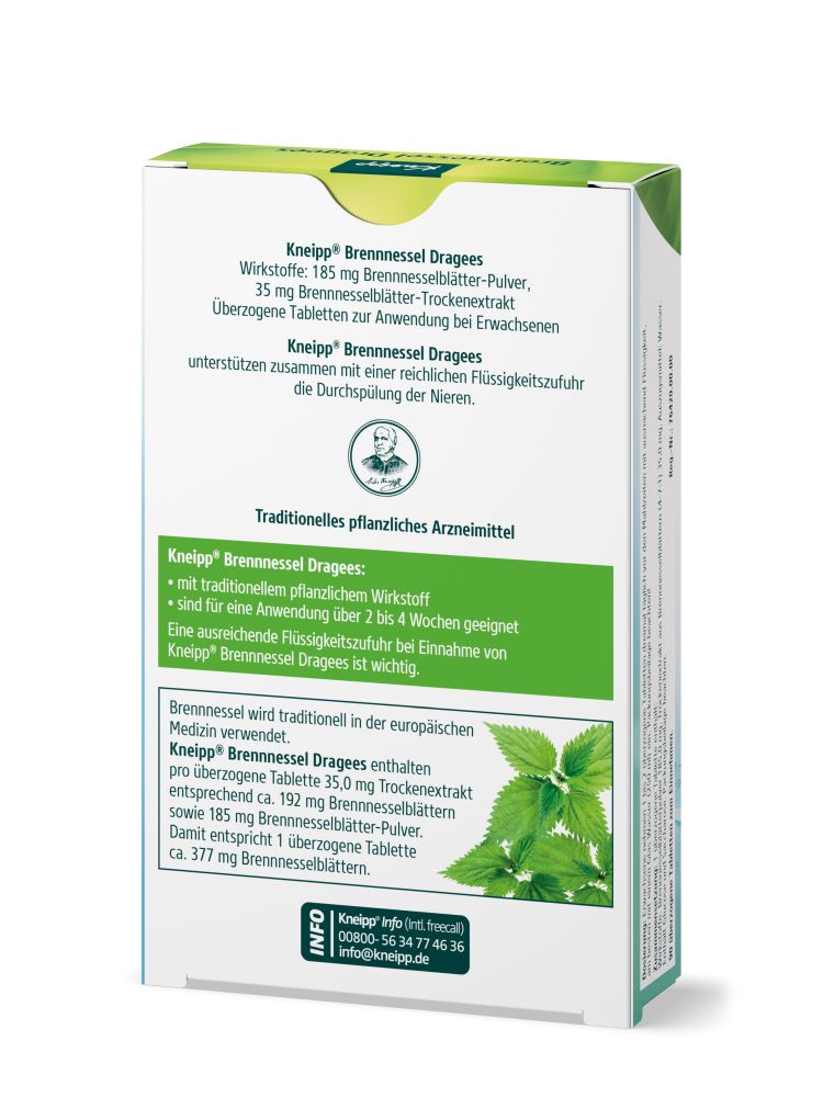 Kneipp Brennnessel Dragees 60 St Überzogene Tabletten