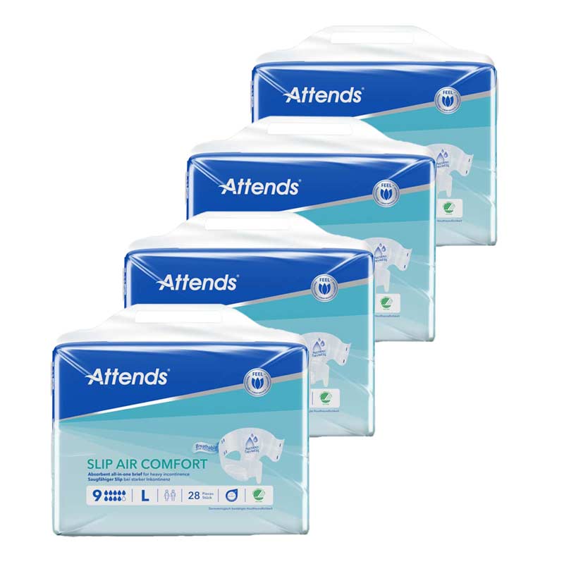 Attends SLIP AIR COMFORT 9 L Box 4X28 St