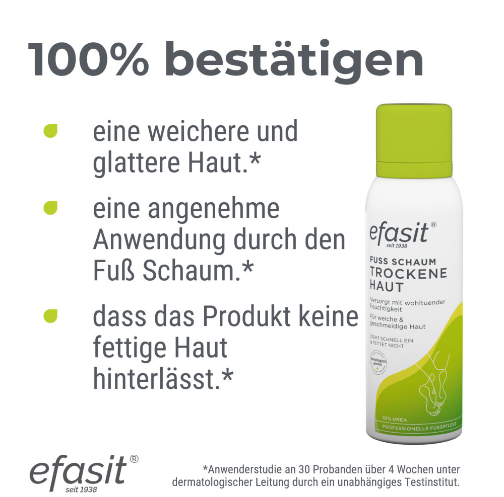 efasit FUSS SCHAUM TROCKENE HAUT 125 ml Schaum