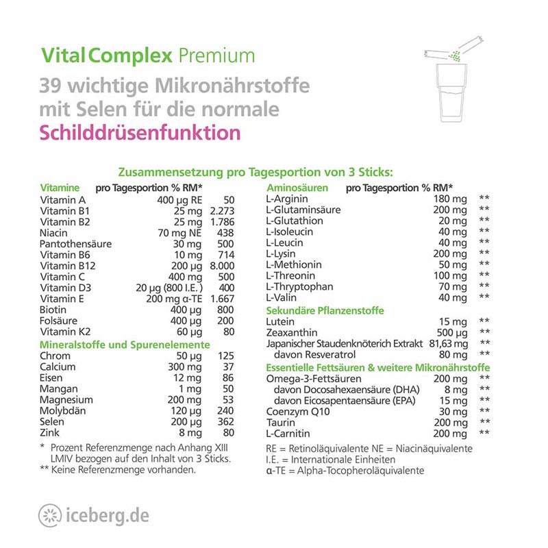 VitalComplex Premium 60X2.5 g Pulver