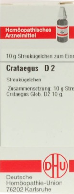 CRATAEGUS D 2 Globuli 10 g Globuli