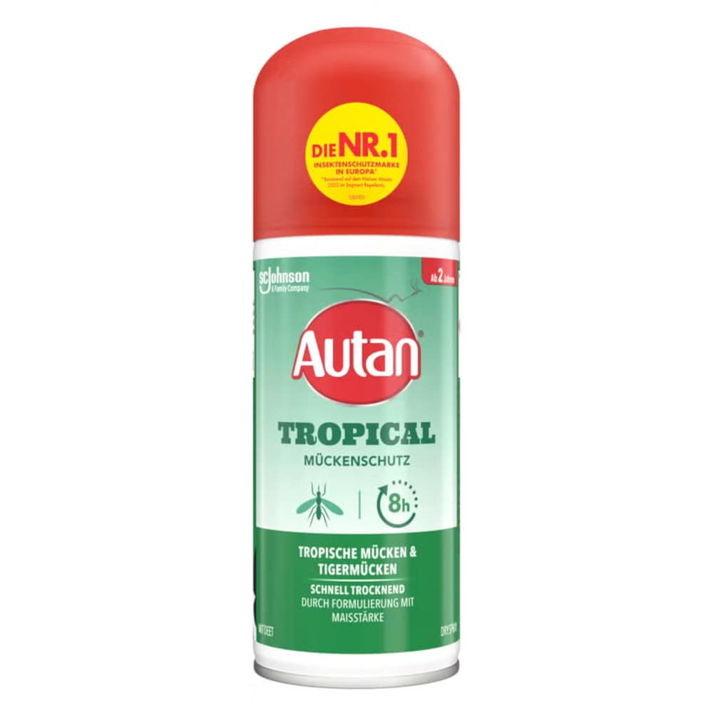 Autan TROPICAL DRY MÜCKENSCHUTZ  100 ml Spray