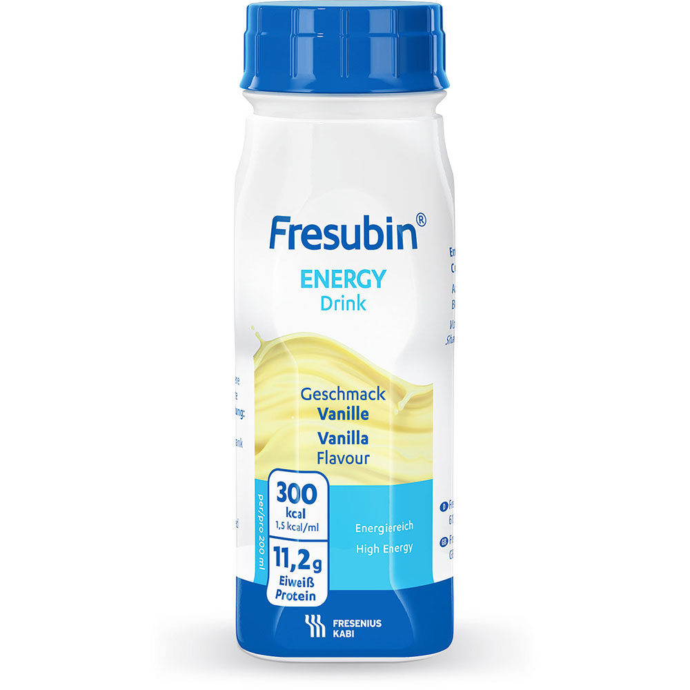 Fresubin Energy Trinknahrung Vanille 4X200 ml Lösung