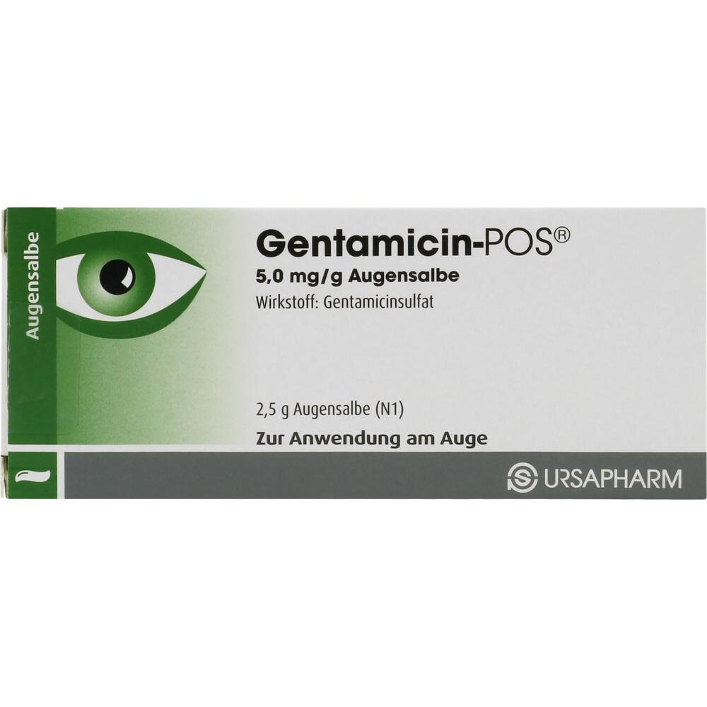 Gentamicin-POS 5mg/g 2.5 g Augensalbe