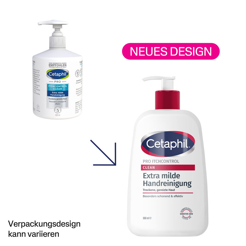 Cetaphil PRO ITCHCONTROL CLEAN Extra milde Handreinigung 500 ml Creme