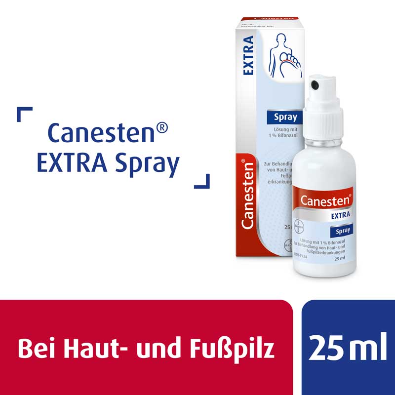 Canesten Extra Spray gegen Pilzerkrankungen der Haut 25 ml Spray