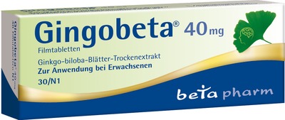 Gingobeta 40mg 30 St Filmtabletten