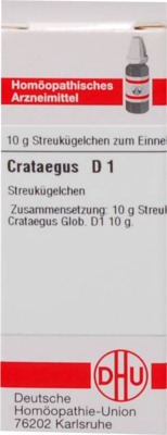 CRATAEGUS D 1 Globuli 10 g Globuli