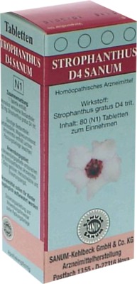 STROPHANTHUS D 4 Sanum Tabletten 80 St Tabletten