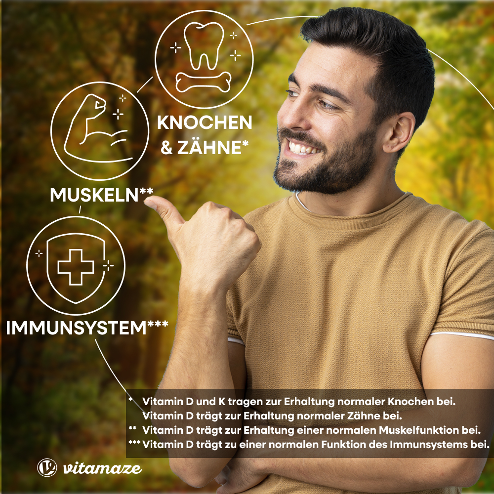 vitamaze VITAMIN D3 + K2 1000 I.E. 50 ml Tropfen