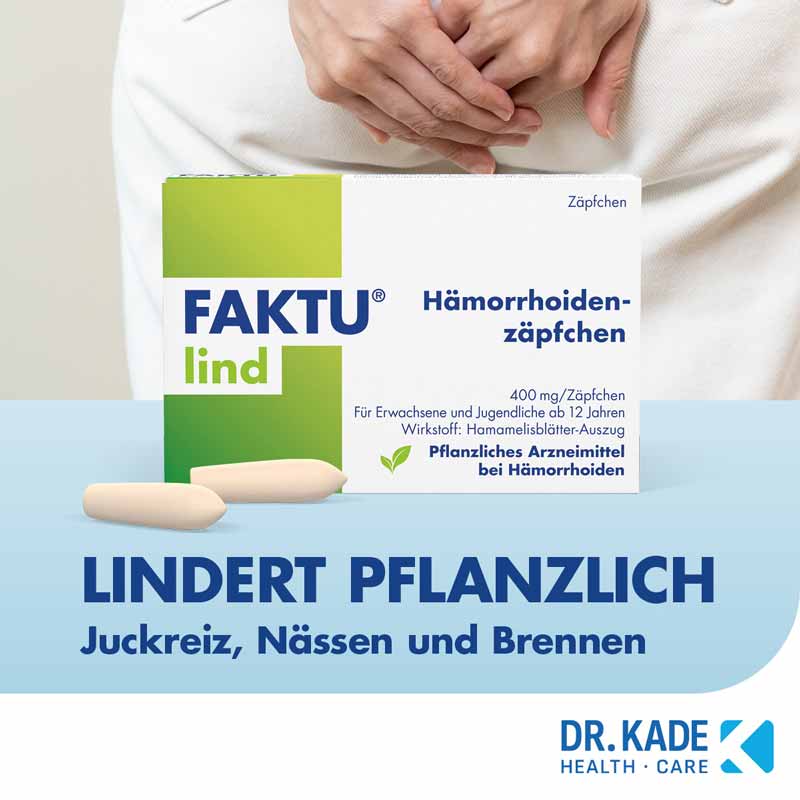 FAKTU lind Hämorrhoidenzäpfchen 25 St Suppositorien