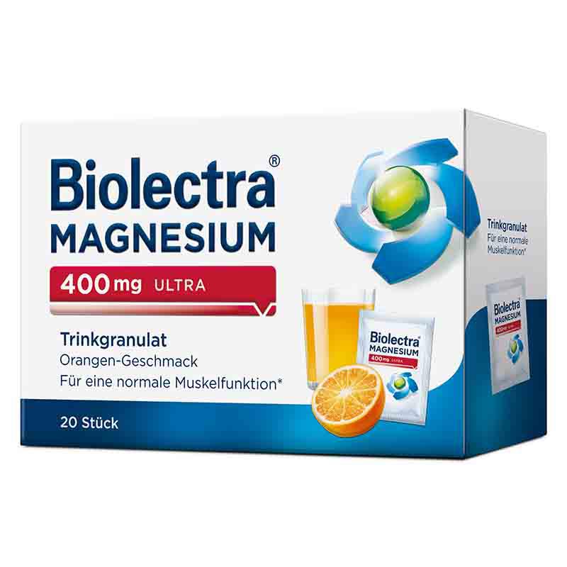 Biolectra MAGNESIUM 400mg ULTRA Orange  20 St Granulat