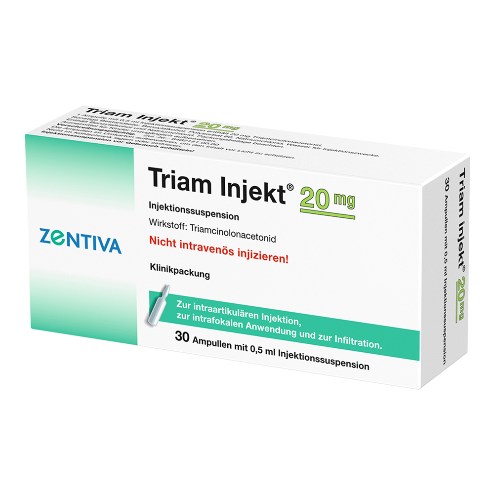 TRIAM INJEKT 20 mg Kristallsuspension in Ampullen 30X0.5 ml Ampullen