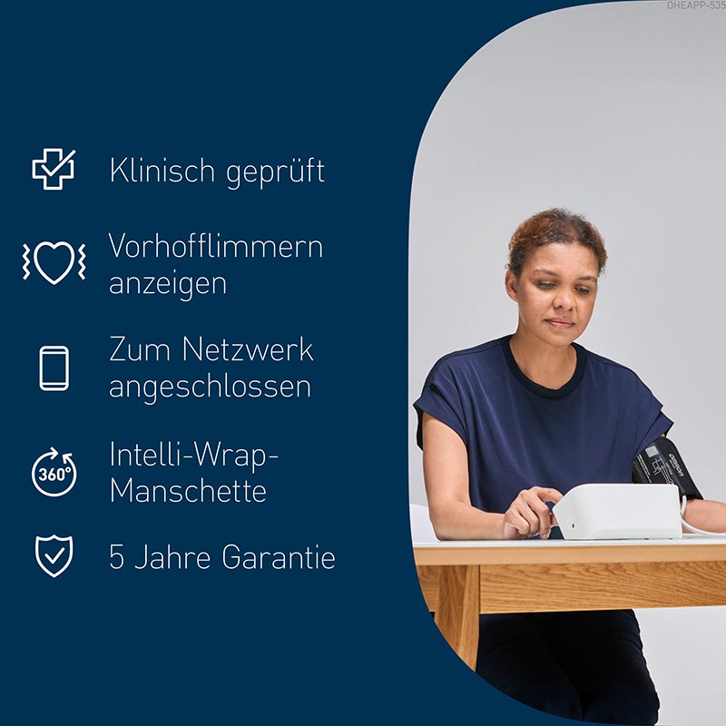 Omron M7 Intelli IT AFib Oberarm-Blutdruckmessgerät 1 St