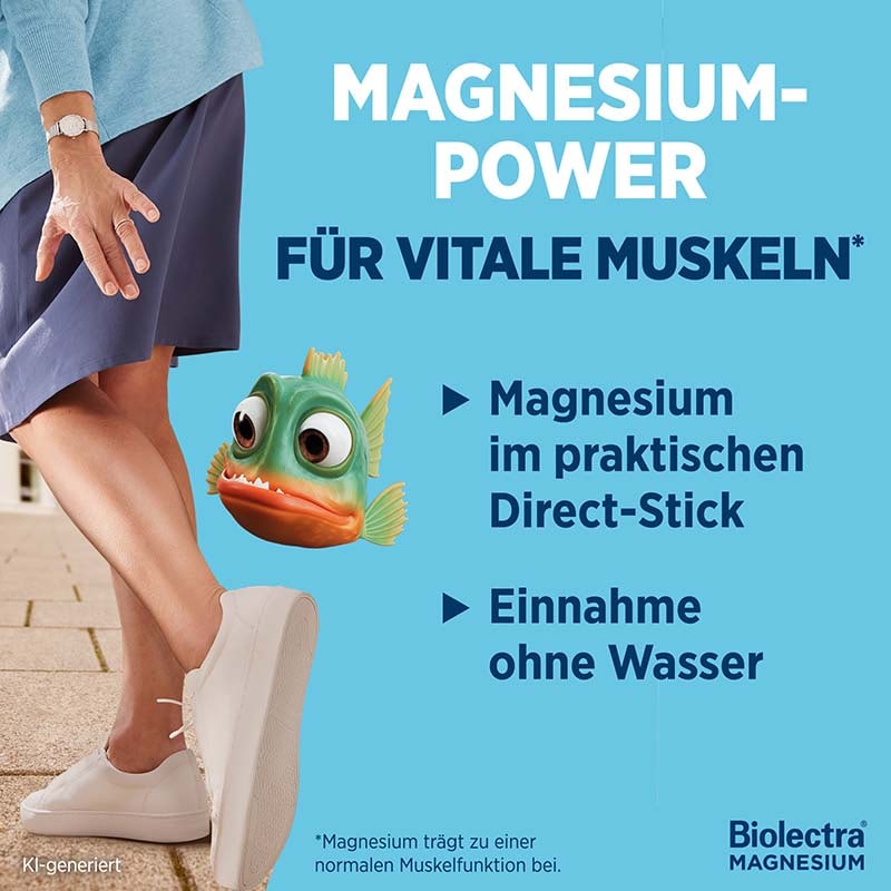 Biolectra MAGNESIUM 300mg Direct Zitrone  60 St Pellets