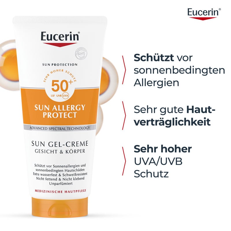 Eucerin SUN ALLERGY PROTECT SUN GEL-CREME LSF50+  200 ml Gel