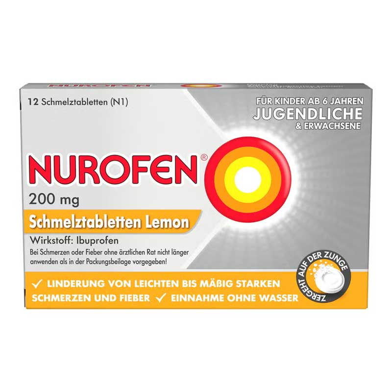 NUROFEN Lemon  12 St Schmelztabletten