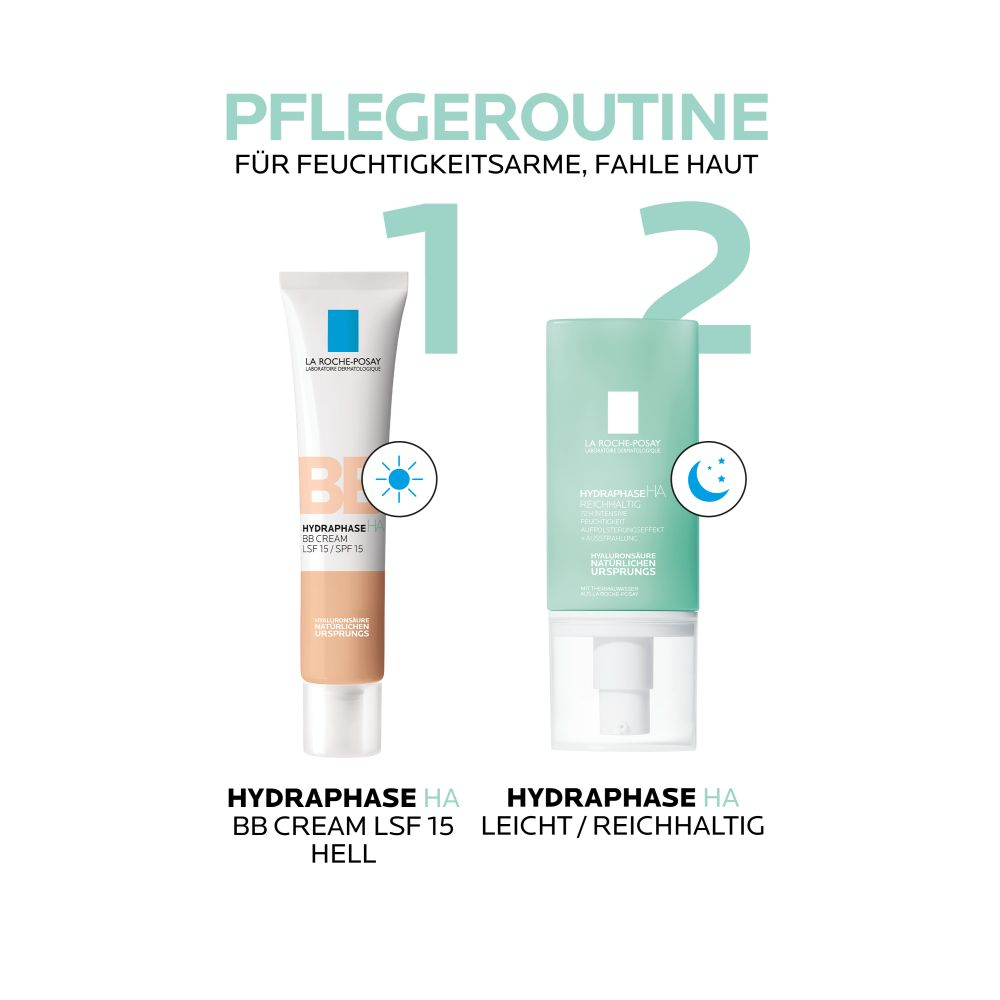 LA ROCHE-POSAY HYDRAPHASE HA BB CREME SPF 15 hell 40 ml Creme