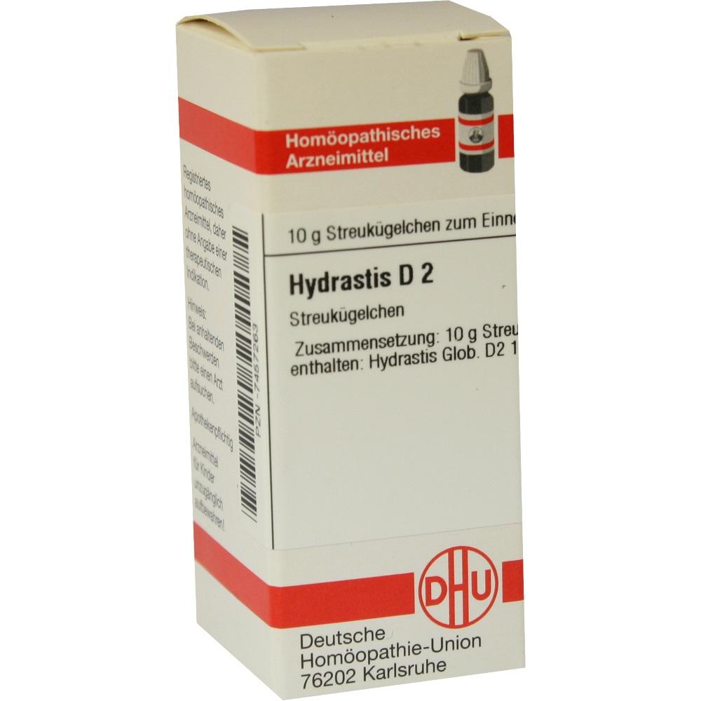 HYDRASTIS D 2 Globuli 10 g Globuli
