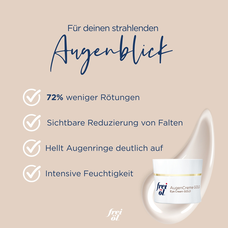freiÖl Augencreme GOLD 15 ml Augencreme