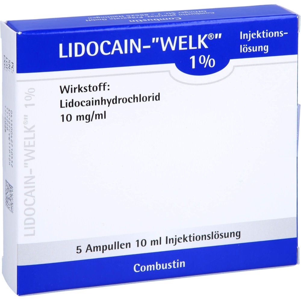 LIDOCAIN WELK 1% Ampullen 5X10 ml Injektionslösung