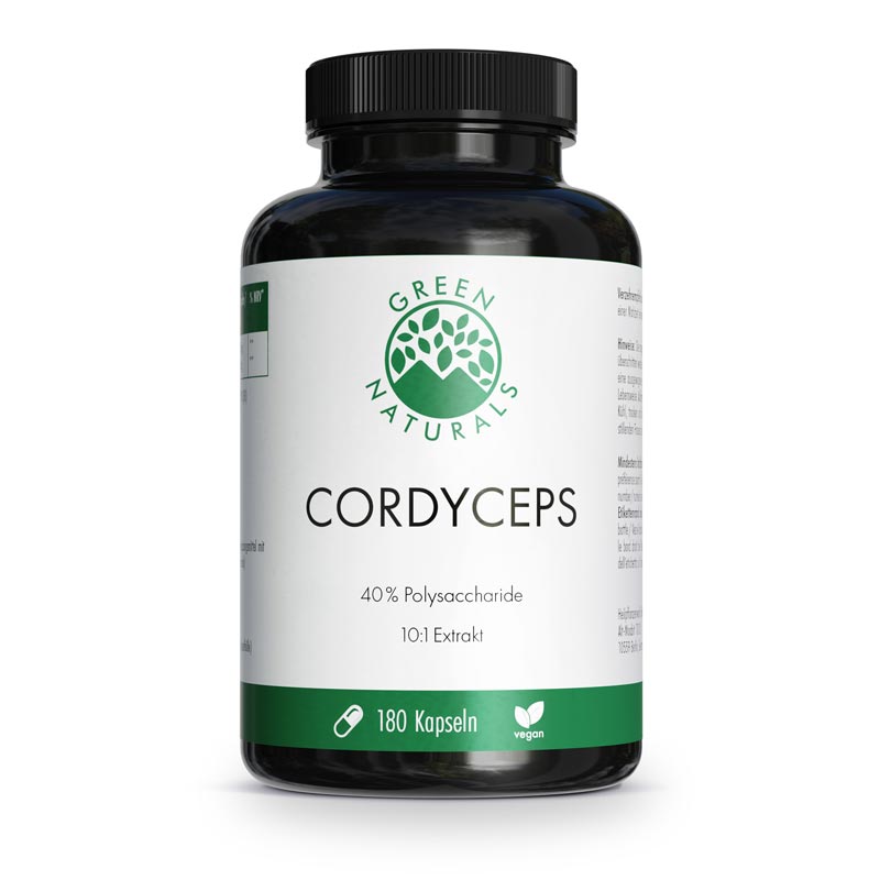 GREEN NATURALS Cordyceps sinensis 180 St Kapseln