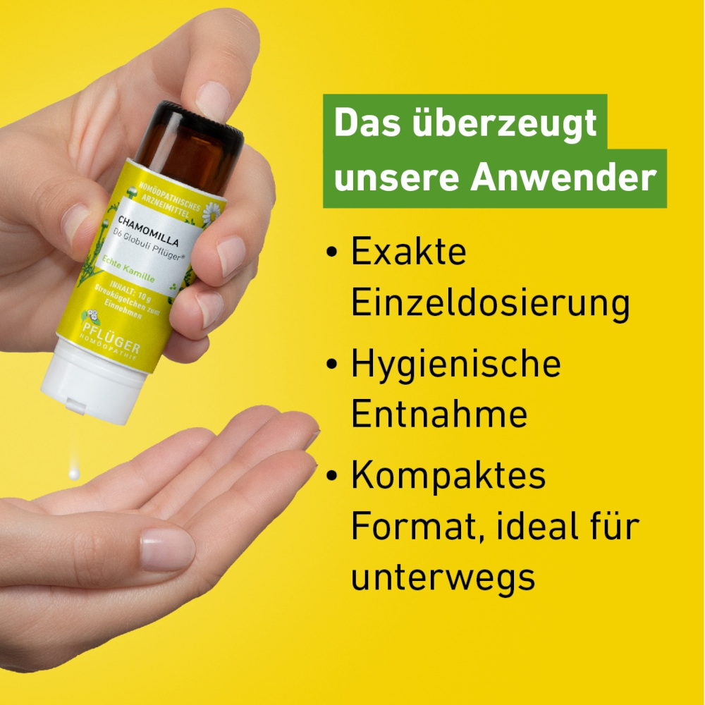 Chamomilla D6 Globuli Pflüger 10 g Globuli