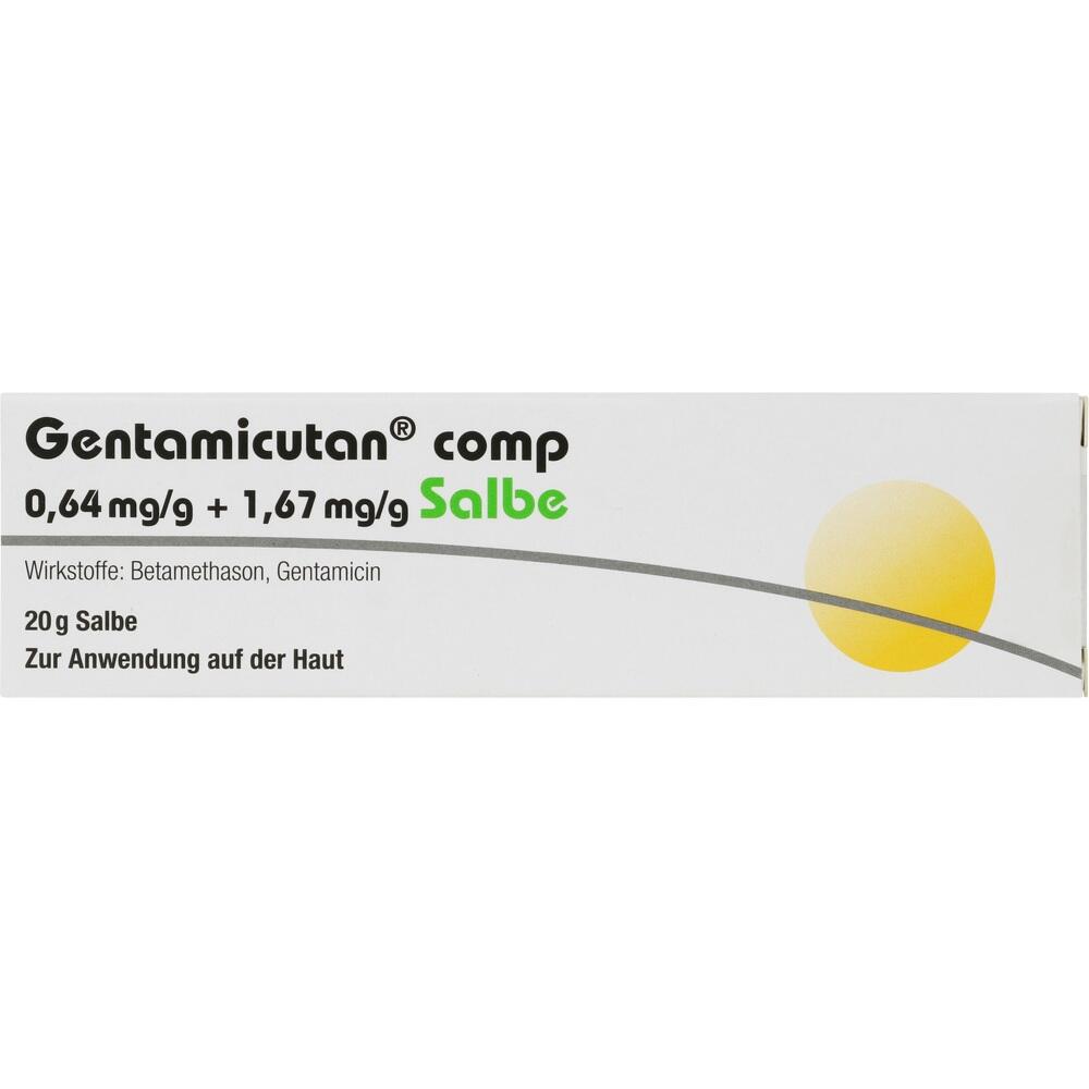 Gentamicutan comp.  0,64 mg/g + 1,67 mg/g Salbe 20 g Salbe