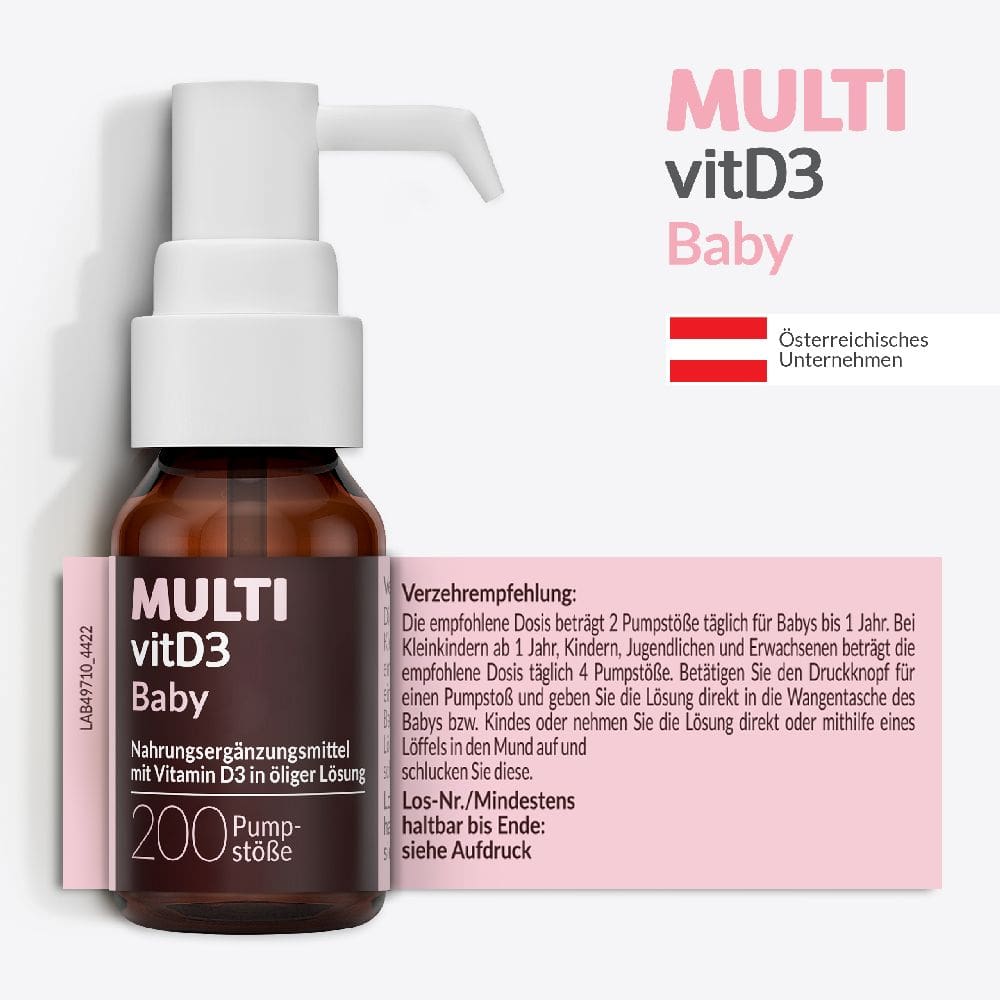 MULTIvitD3 Baby 10 ml Pumplösung