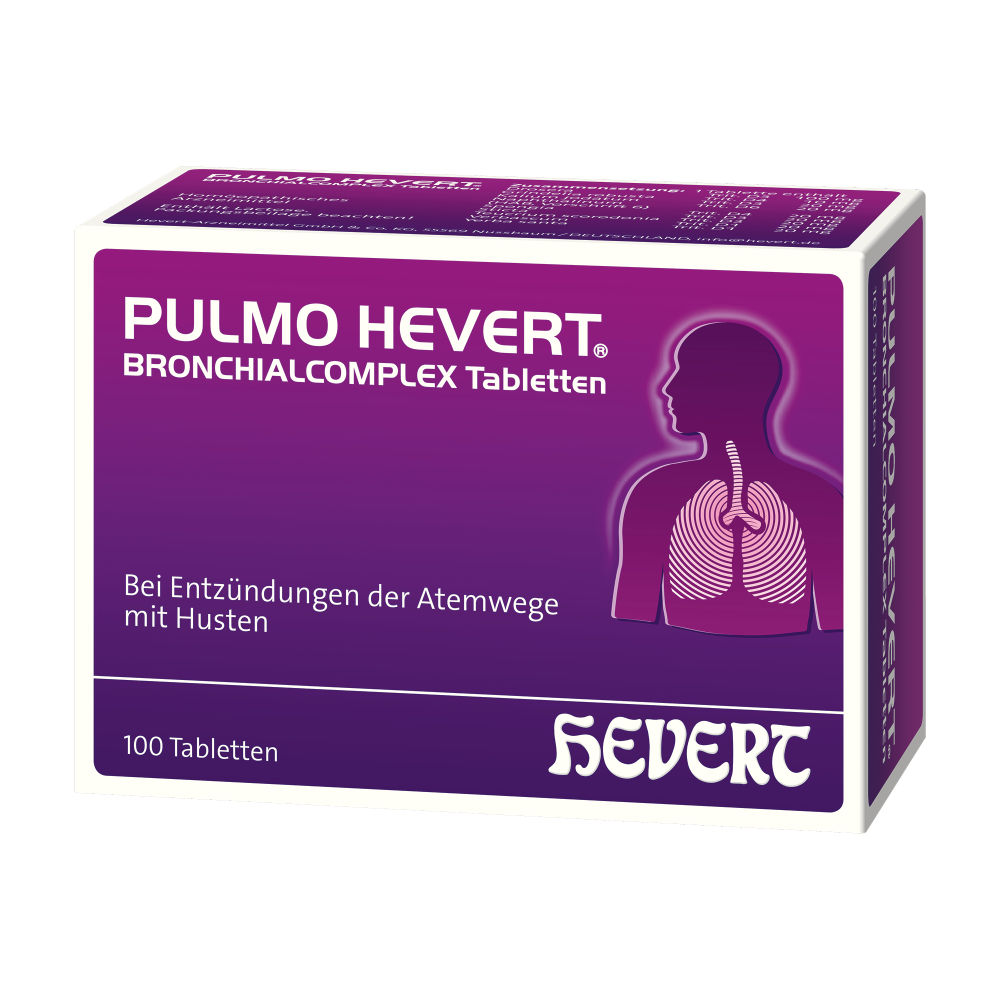 PULMO HEVERT Bronchialcomplex Tabletten 100 St Tabletten