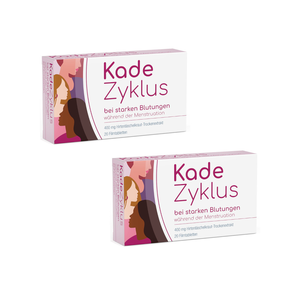 Kade Zyklus bei starken Blutungen während der Menstruation 2X20 St Filmtabletten