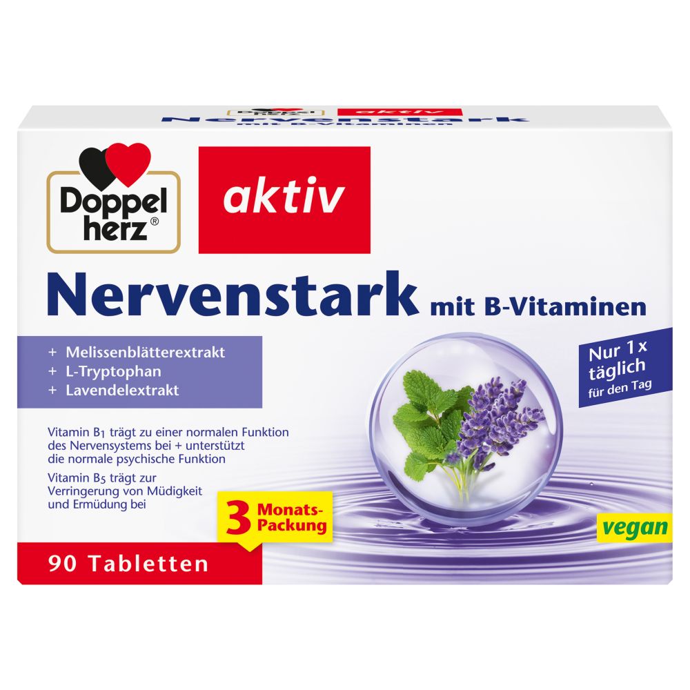 Doppelherz aktiv Nervenstark mit B-Vitaminen  90 St Tabletten