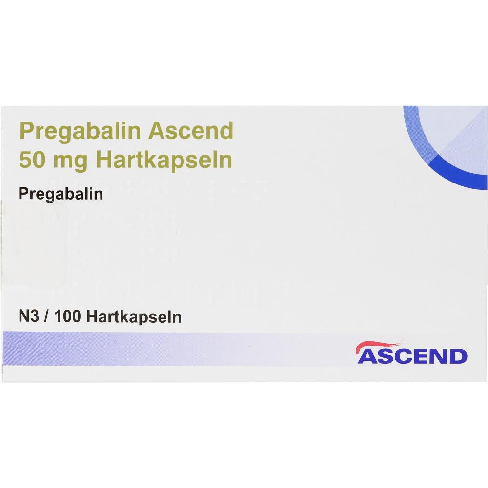 Pregabalin Ascend 50 mg 100 St Hartkapseln